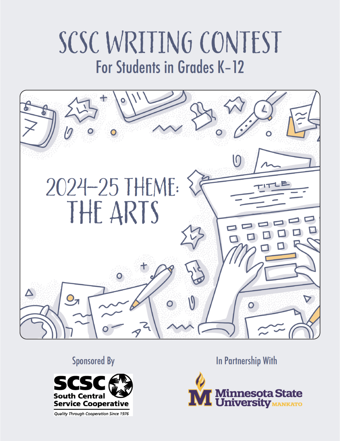 Cover image for SCSC Writing Contest Anthology 2024-25